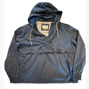 Goodfellow & Co Men’s Navy Blue Hooded Windbreaker – Size Large